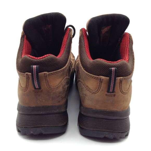 Red Wing Boots Men 8.5 Tan Steel Toe Waterproof Leather Vibram Work Hiking Shoes - Picture 10 of 15